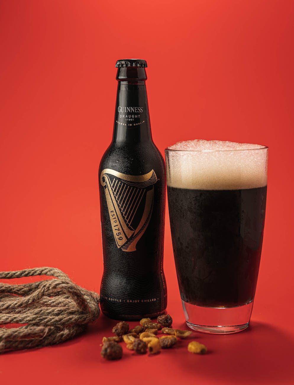 guinness beer in a glass
